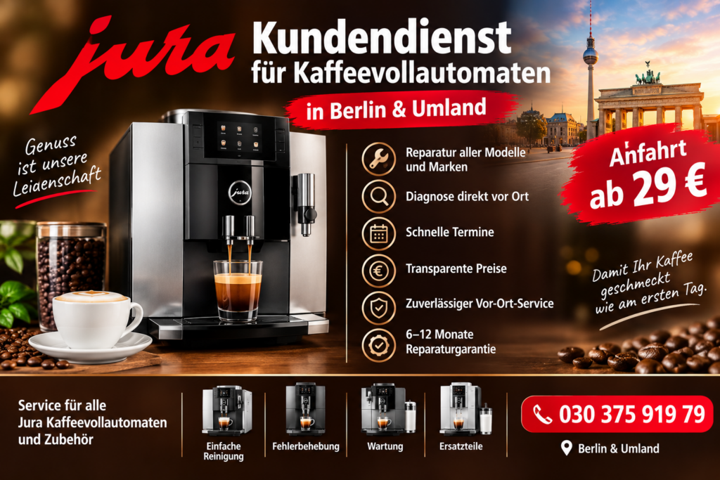 Jura Reparatur Berlin